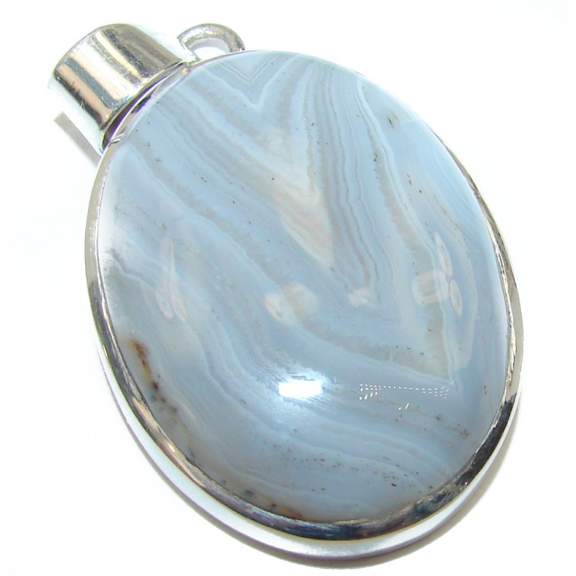 Bulls Eye Agate .925 Sterling Silver handcrafted Pendant