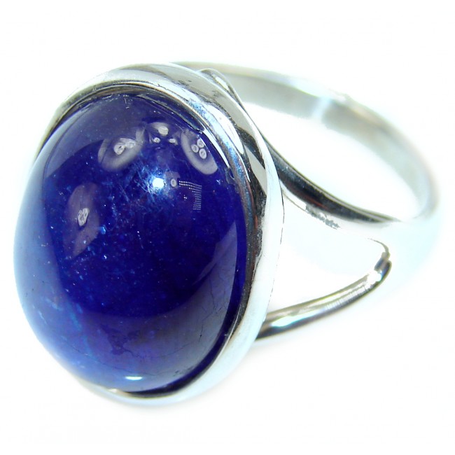 Blue Planet Beauty authentic Sapphire .925 Sterling Silver Ring size 9